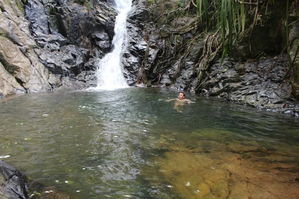 Waterfall near El Nido Palawan