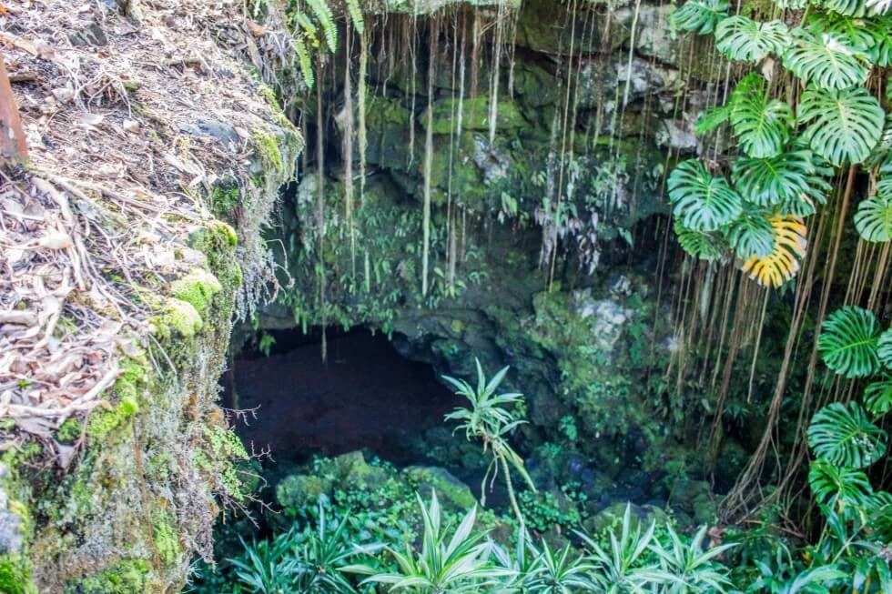 Green Kaumana Caves Hilo Hawaii
