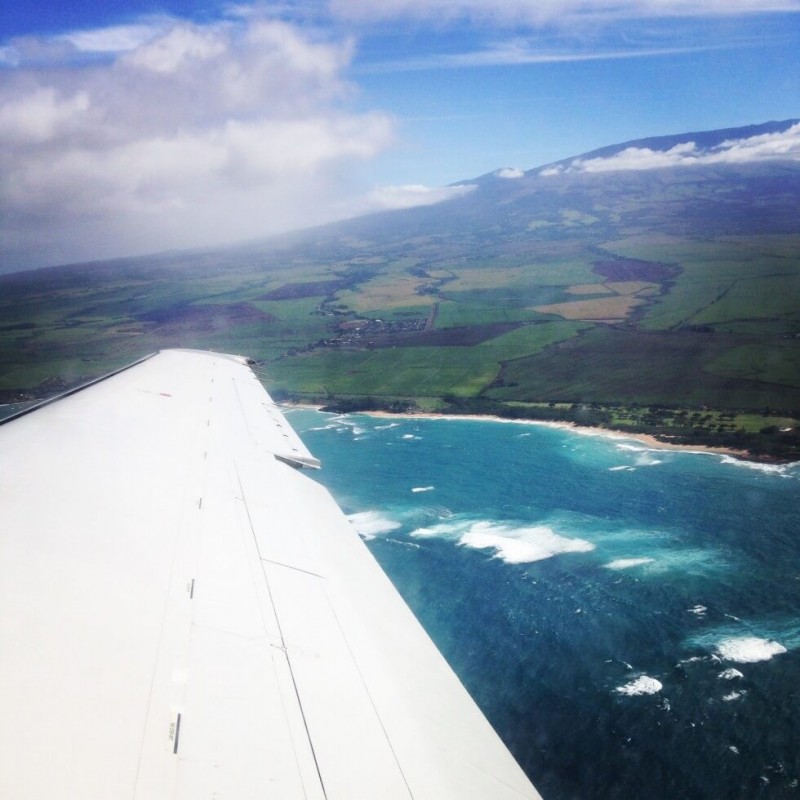 Maui-from-the-plane-to-Kauai