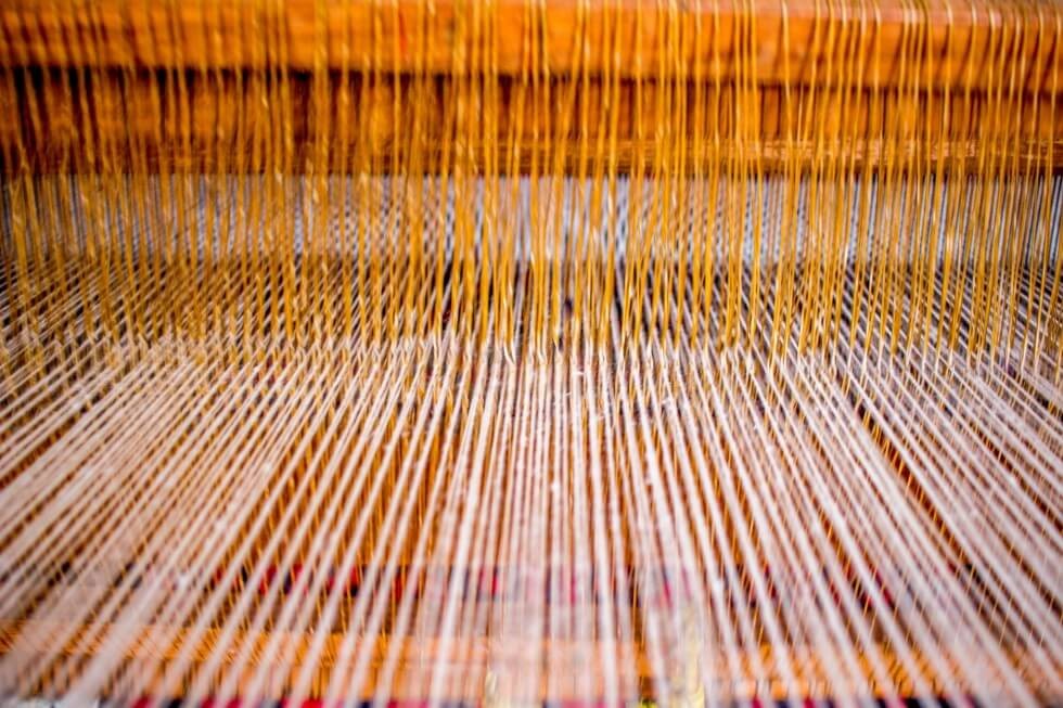 Close up of the loom Teotitlán del Valle