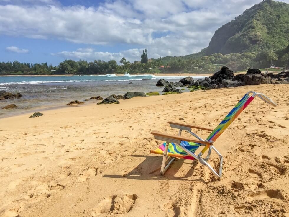 Haena Beach Chair Best of Kauai