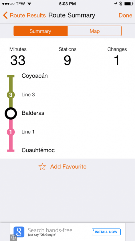 Mexico City Metro App