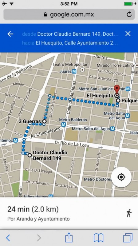 Self Guided Taco Pulque Walking Tour Route Mexico City