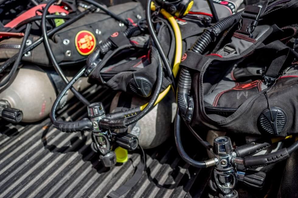 Our Gear Ready for Merida Cenote Diving