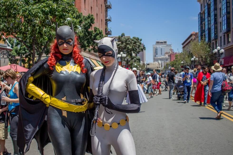 San Diego Comic Con 2015 Batgirl and Catwoman