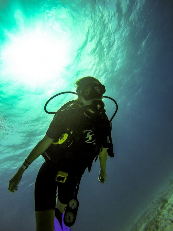Jenny Diving Isla Mujeres