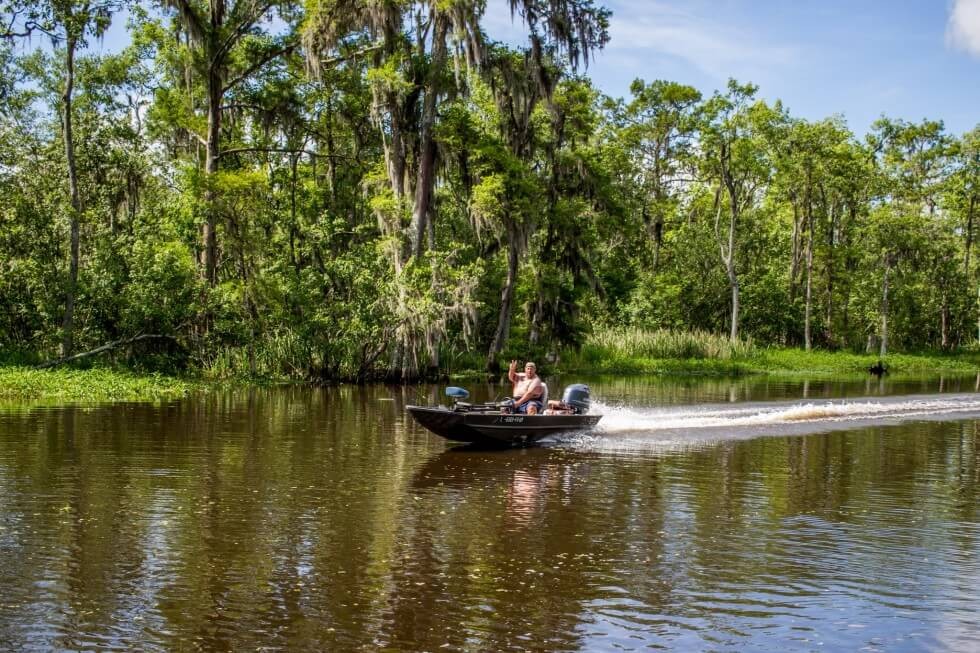 Local Driving by our New Orleans Swamp Tour