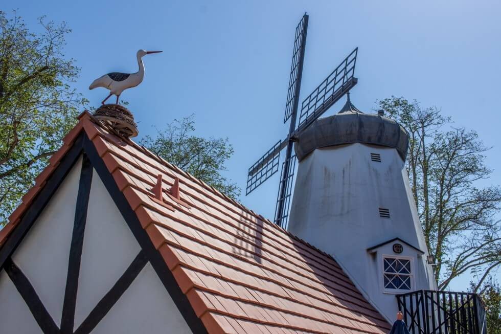 Stork in Solvang CA
