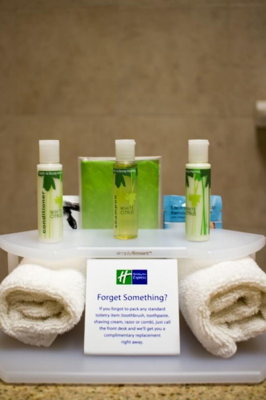 Toiletries at The Holiday Inn Express in Solvang CA