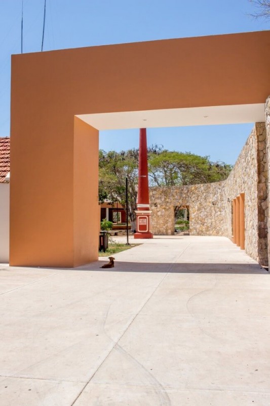 The entrance to Cenote Sambula in Motul Near Merida