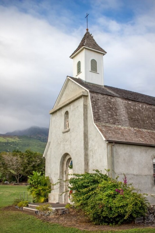 Church alongside Road To Hana Maui