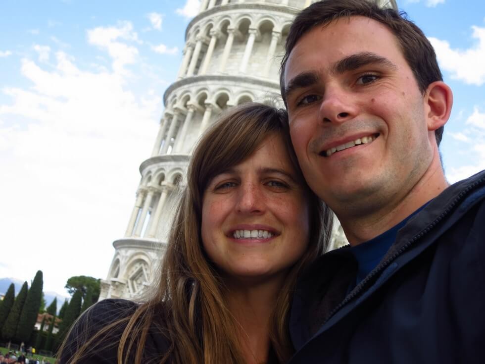 23 - Jenny and Tom in Pisa Italy