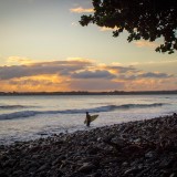 Honoli'i Paka Beach Park Hilo Hawaii Sunrise